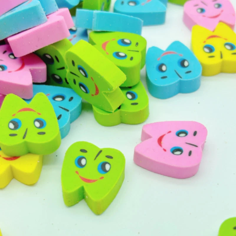 20pcs/bag Dental Eraser Dental Clinic School Gifts Student Eraser Stationery Supplies Mini Eraser Stationery Supplies