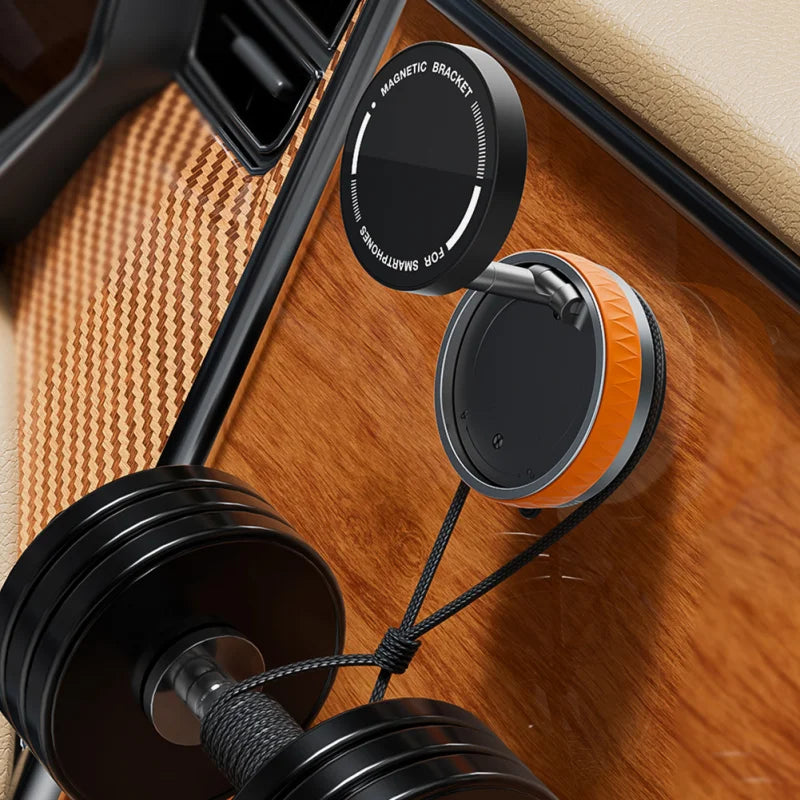 Magnetic Car Mount Stand Vacuum Strong Suction Stand Phone Holder Foldable 360 Rotation Adjustable Car Phone Bracket for Magsafe