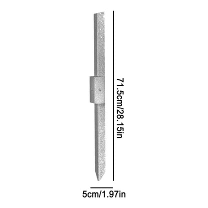 Ground Anchors Heavy Duty Ground Stakes Thickened Barrier Bracket Repairing Accessories For Mailbox Reinforcement