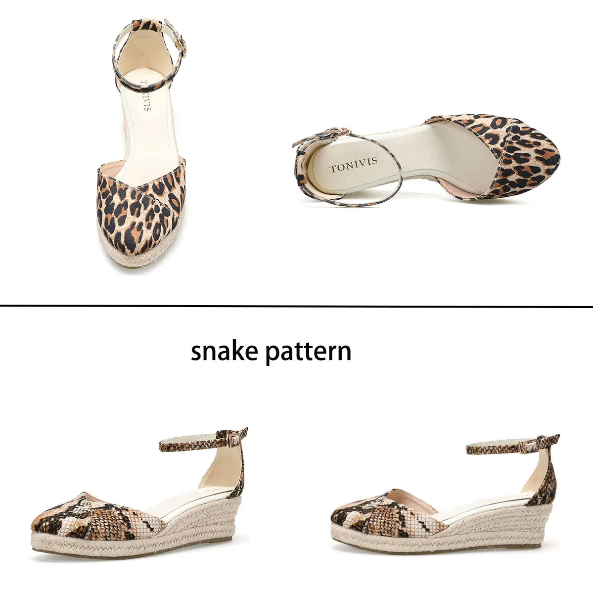 Ladies Casual Wedges Summer New Platform Sandals Fashion High Heels Espadrilles Sandals Roman Buckle Sandals