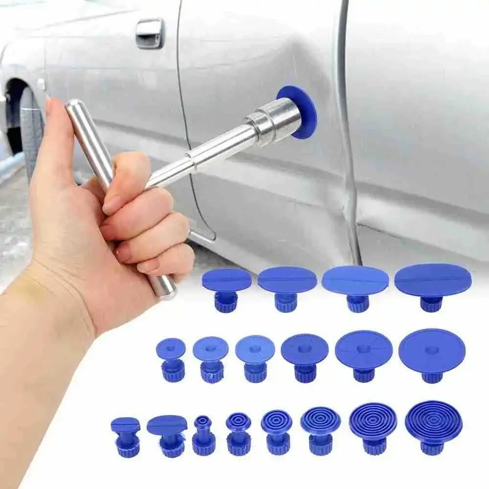 Car dent repair tool repair sheet metal equipment 19 piece set Car hail repair tool gasket set