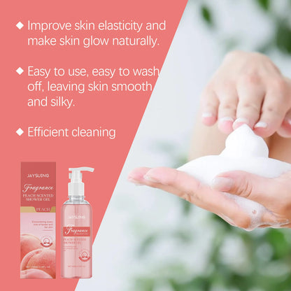 Fragrant Shower Gel Body Wash Perfume Long Lasting Fragrance Deep Cleansing Moisturizing Refresh Smooth Exfoliating Bath Lotion