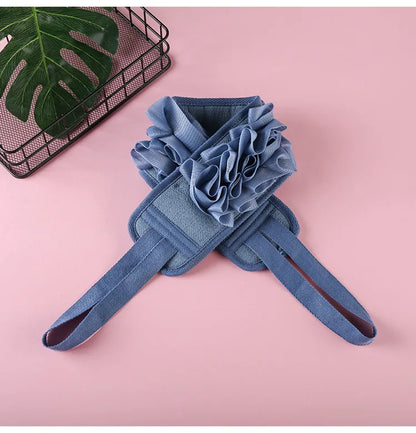 2-in-1 Pullback Towel Strong Rubbing Back Bath Towel Bath Bar Bath Flower Rubbing Mud Home Rubbing Bath Towel