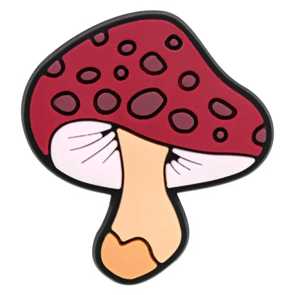 Cute Mushroom Shoe Charms Decoration for Crocs Pin Accessories Bracelet Wristband Party Party Gifts