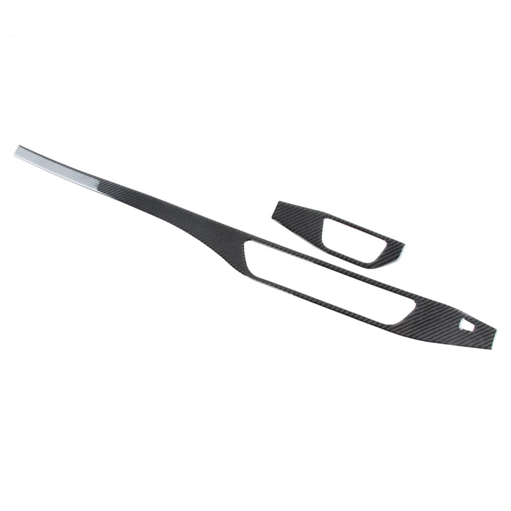 For Audi A4L A4 B9 2017-2022 Accessories Auto Central Control Headlight Switch Panel Trim Dashboard Decor Carbon Fiber Sticker