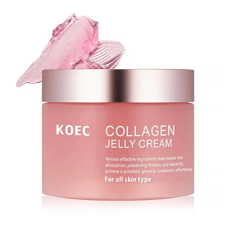 Jelly Face Cream Collagen Soft Moist Collagen Jelly Cream Essence Shrinks Pores  Nourishes Moisturizes Moisturize 100g  New