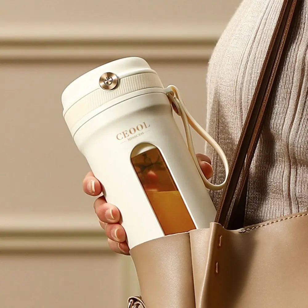 4/10 Blades Fruit Blender Cup with Detachable Straw USB Rechargeable Smoothie Maker Cup 350ML Mini Ice Crusher Office