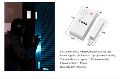 Fuers WIFI Tuya Smart Alarm System Siren Speaker Loudly Sound Home Alarm System Wireless Detector Security Protection System