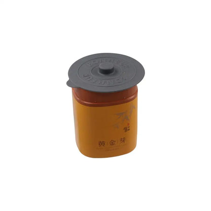 Mugs Lid With Convex Handle Silicone Glass Cup Cover Round Heat-Resistant Cup Lid Dustproof Universal Mug Sealed Cap Pantry