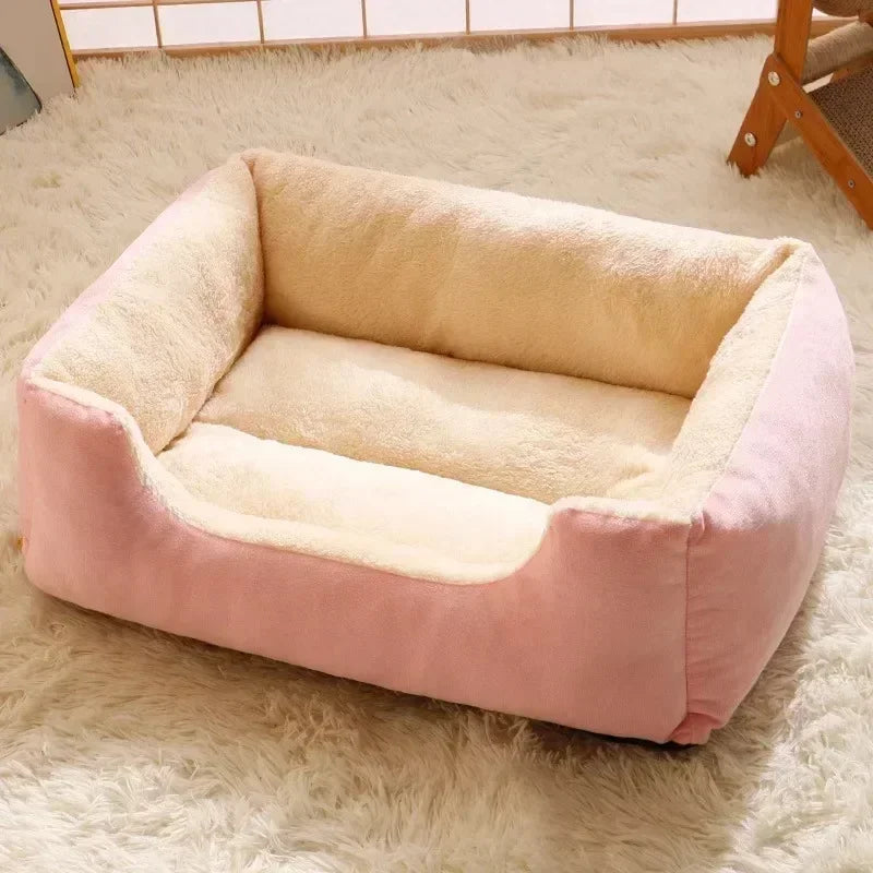 Cat bed house dog kennel rectangular pet sleeping mat pet supplies*kitten doghouse supplies accessories habitat basket house bed