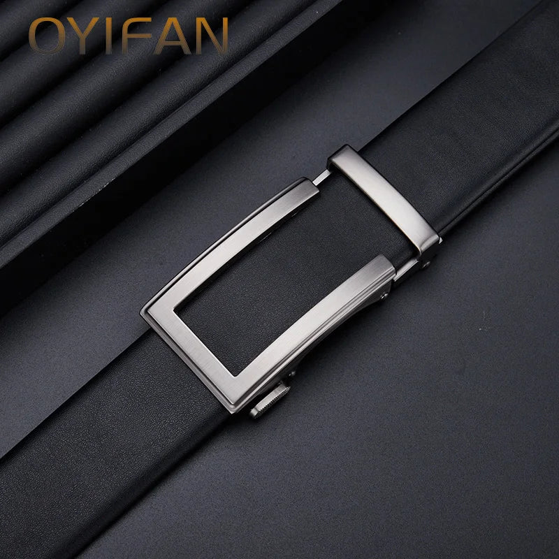 Fashion Men Belt,Alloy Buckle,Automatic Ratchet Leather Belt,Jeans Belt,Formal Belt,Men Genuine Leather Belt