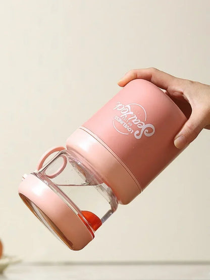 Stainless Steel Soup Cup Breakfast Oat Cups Students Office Workers Portable Milk Fruit Salad Cup Sealed Thermos Container