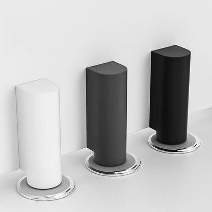 Door stop magnetic Door stopper Milk white black nail free Door base door hardware close prevention door closer Bumper block