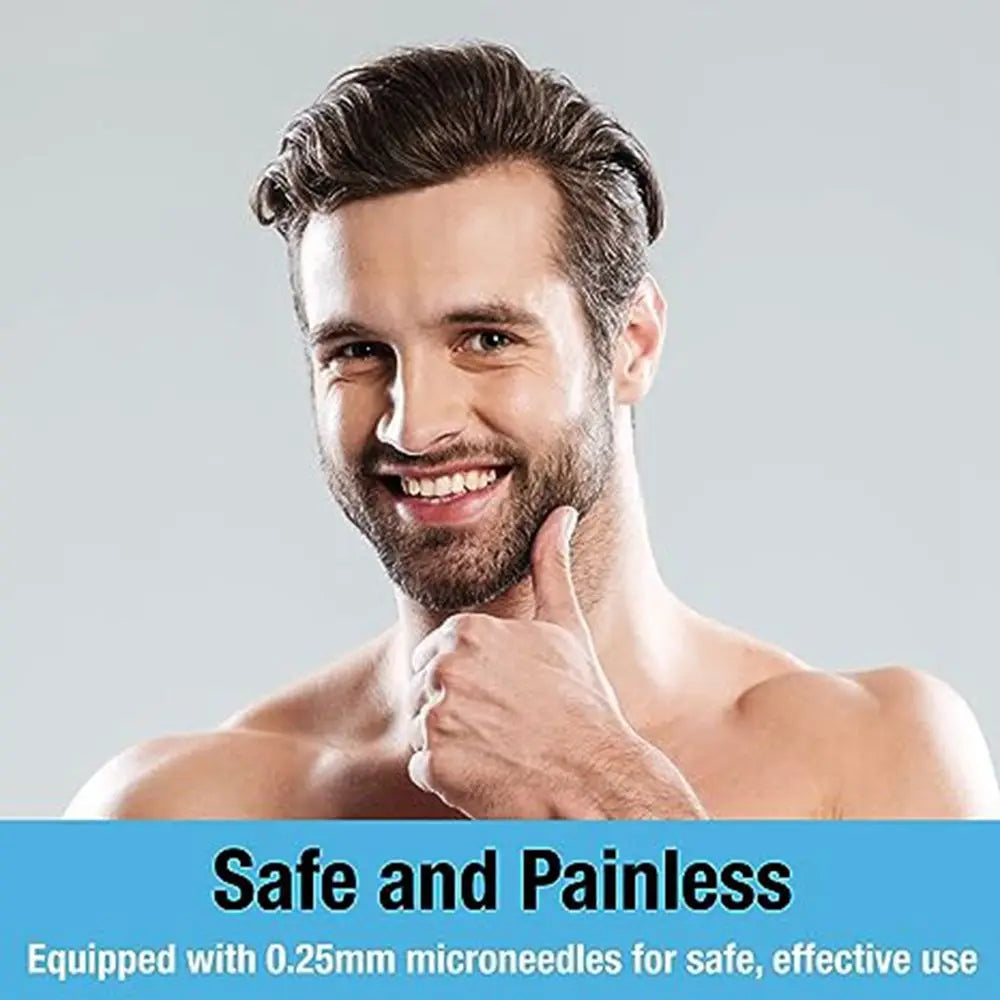 Micro Needling 540 Roller Derma Roller Dermaroller 0.2/0.25/0.3mm Titanium Hair Regrowth Beard Growth Anti-Hair Loss Treatment