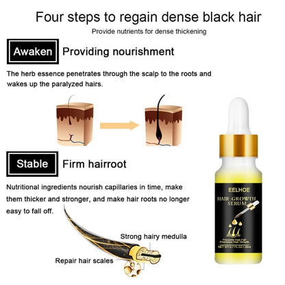 Fast Hair Growth Hair Care Essential Oil Essence Original Authentic Anti-loss Liquid Health Care Beauty Dense Hair Growth Serum