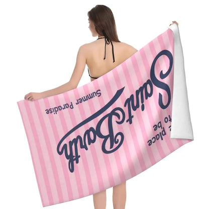 S-Saint B-Barth Beach Towel for Adults – Soft, Absorbent, and Lightweight for Travel