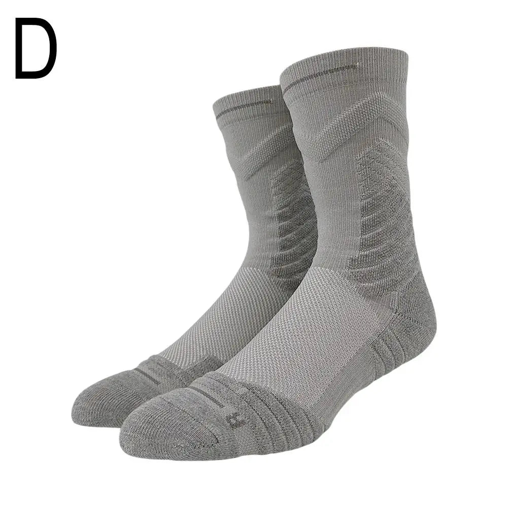 Professional Sports Socks Training Athletic Socks Basketball Crew Socks Cotton Moisture Wicking Socks For Men Women Gifts