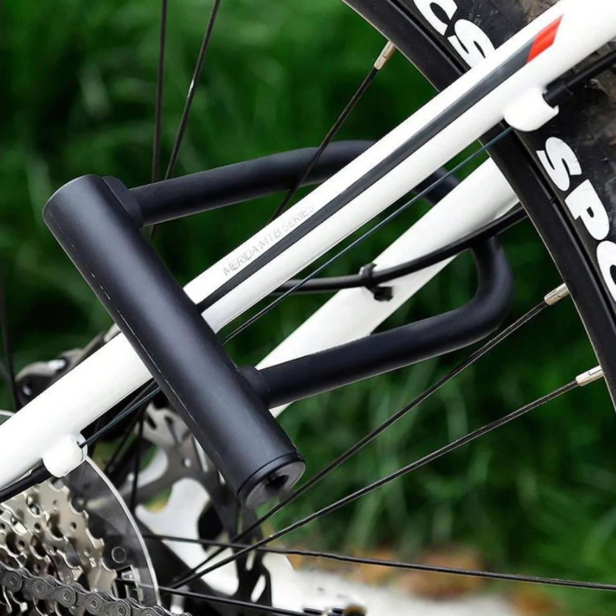 Bicycle lock mountain bike anti-theft U-shaped lock electric car motorcycle anti-shear anti-breaking