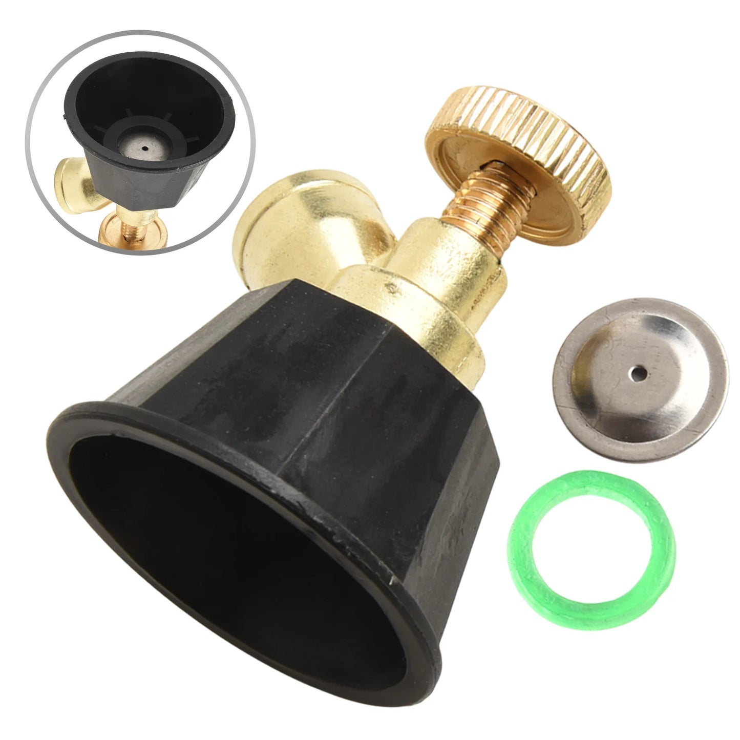 Agricultural Atomization Nozzle Alloy Adjustable Black Agricultural Sprinkler Head Garden Sprayers