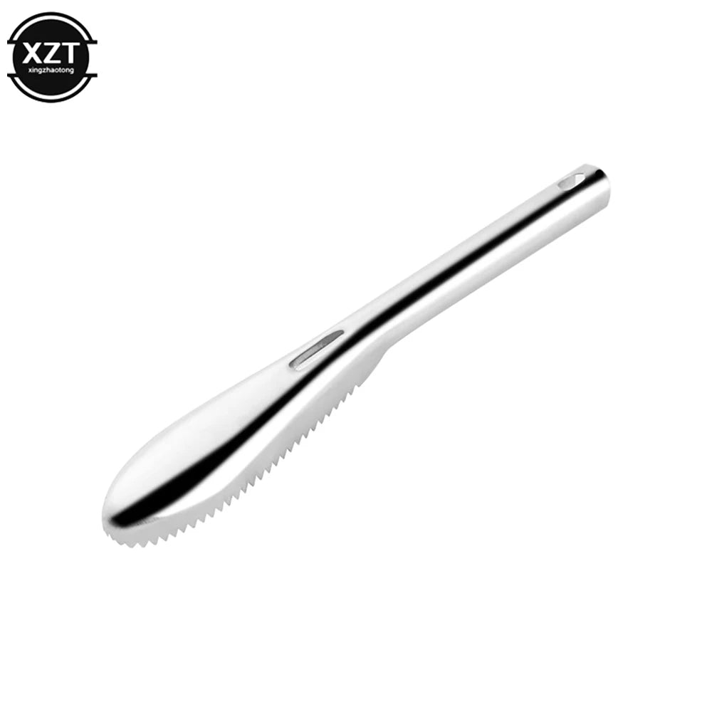 Stainless Steel Fish Skin Brush Scraping Fishing Scale Brush Graters Fast Remove Fish Knife Cleaning Peeler Scalers Scraper Tool