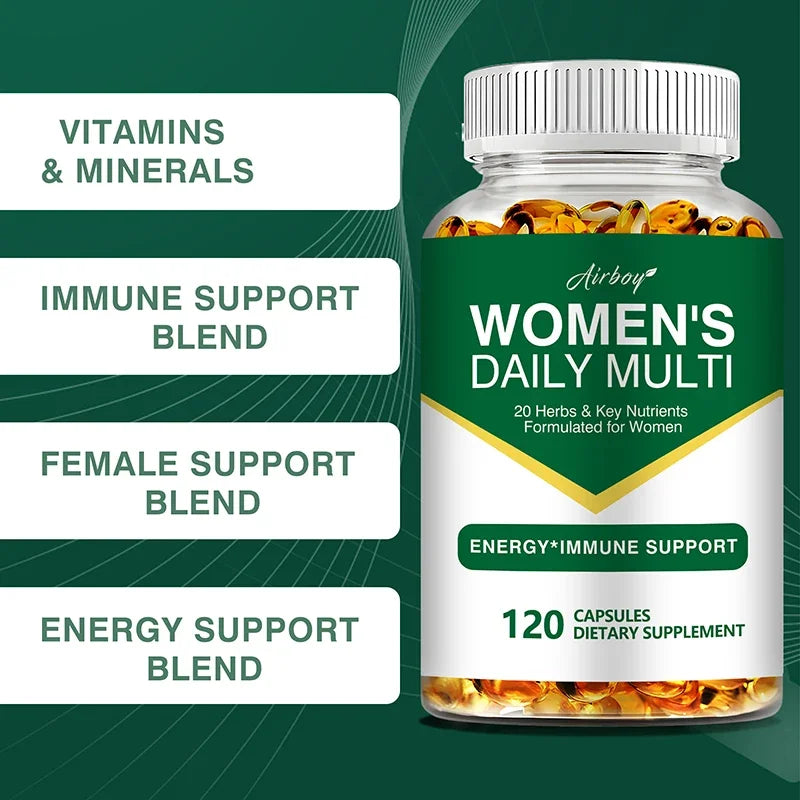 Womens Vitamins Multivitamin - Multivitamins and Minerals To Support Heart, Brain, Immunity, Skin and Hair
