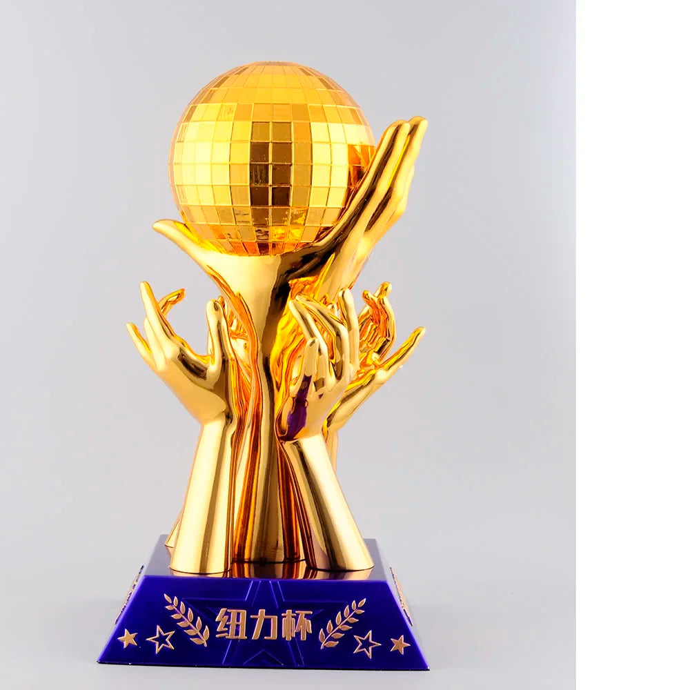 Maximum High Quality, Sports  Souvenirs with Colful Trophies,  Custom Logos  Text