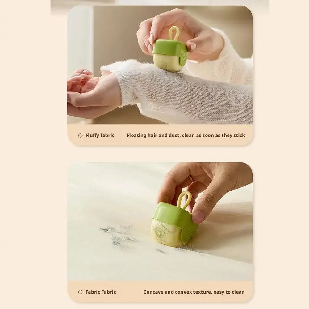 Portable Mini Lint Remover Reusable Pet Hair Remover Clothes Dust Tools Washable Cleaning Hair Plush Sticky Roller Ball Travel