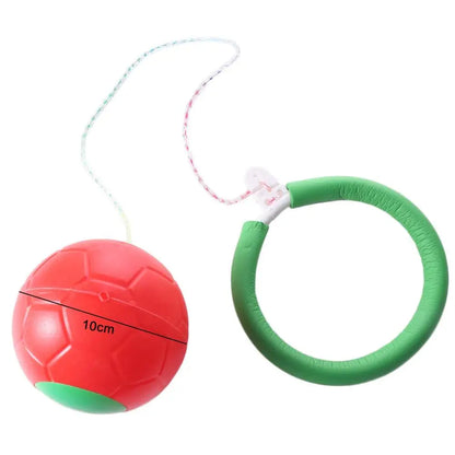 Foot Hoop Ball Foot Jumping Ball on String Exercise Sports Reaction Training Ball Skip Ropes Sports Height Growth