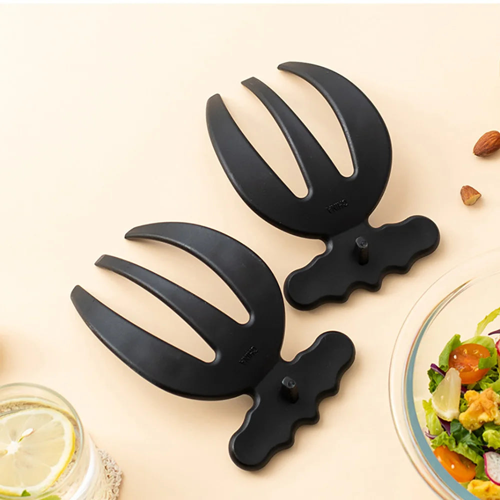 2 Pieces Salad Hands Multifunctional Salad Mixing Kitchen Utensil Tossing Tool Tool Salad Tongs Fruit Claw Salad Accessories