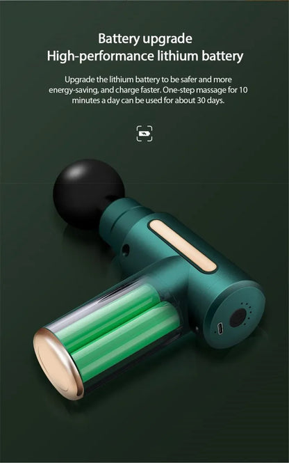 Mini Portable Massage Gun Percussion Massager For Body Neck Deep Tissue Muscle Relaxation Gout Pain Relief Fascia Gun массажер