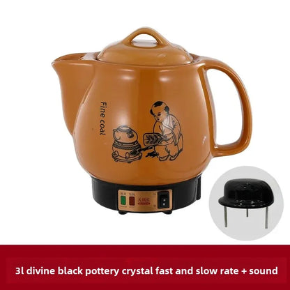 Shanyoujia Ceramic One-Piece Electrochemical Health Pot Automatic Boiling Medicine Pot Insulated Electric Heating Pharmacy Pot