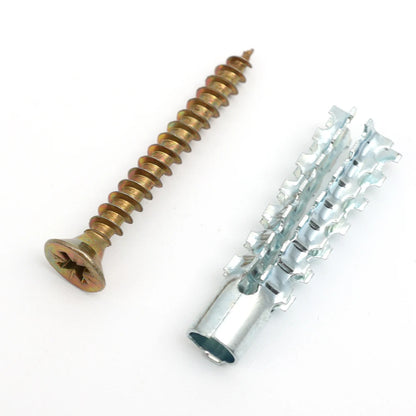 Serrated Steel Wall Anchors Metal Expansion Tube Pipe Self Tapping Screw Drilling Plug for Concrete Wall Fasteners Bolt Anchors