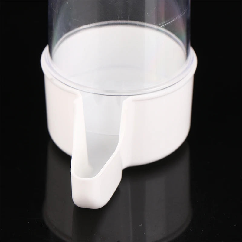 Rutin Chicken Automatic Food Feeder Large Capacity Anti-overturning Food Box Poultry Feeding Supplies Clear Food Dispenser