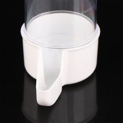 Rutin Chicken Automatic Food Feeder Large Capacity Anti-overturning Food Box Poultry Feeding Supplies Clear Food Dispenser