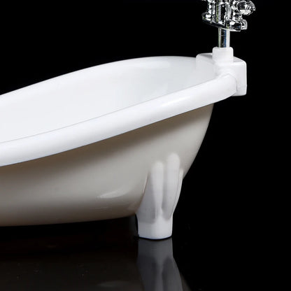 Dollhouse Miniatures Bathtub Furniture Bathroom Accessories Kids Pretend Toy