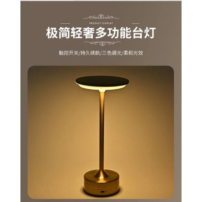 Decorative desk lamp bar bedroom camping ambient light study bedside eye protection led creative gift night light