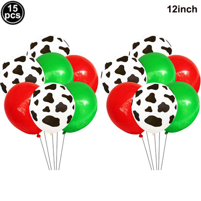 Farm Birthday Party Supplies Animal Farm Paper Plate Pig Sheep Chicken Horses Cows Shape Dinnerware Farm Animal Party Decoration