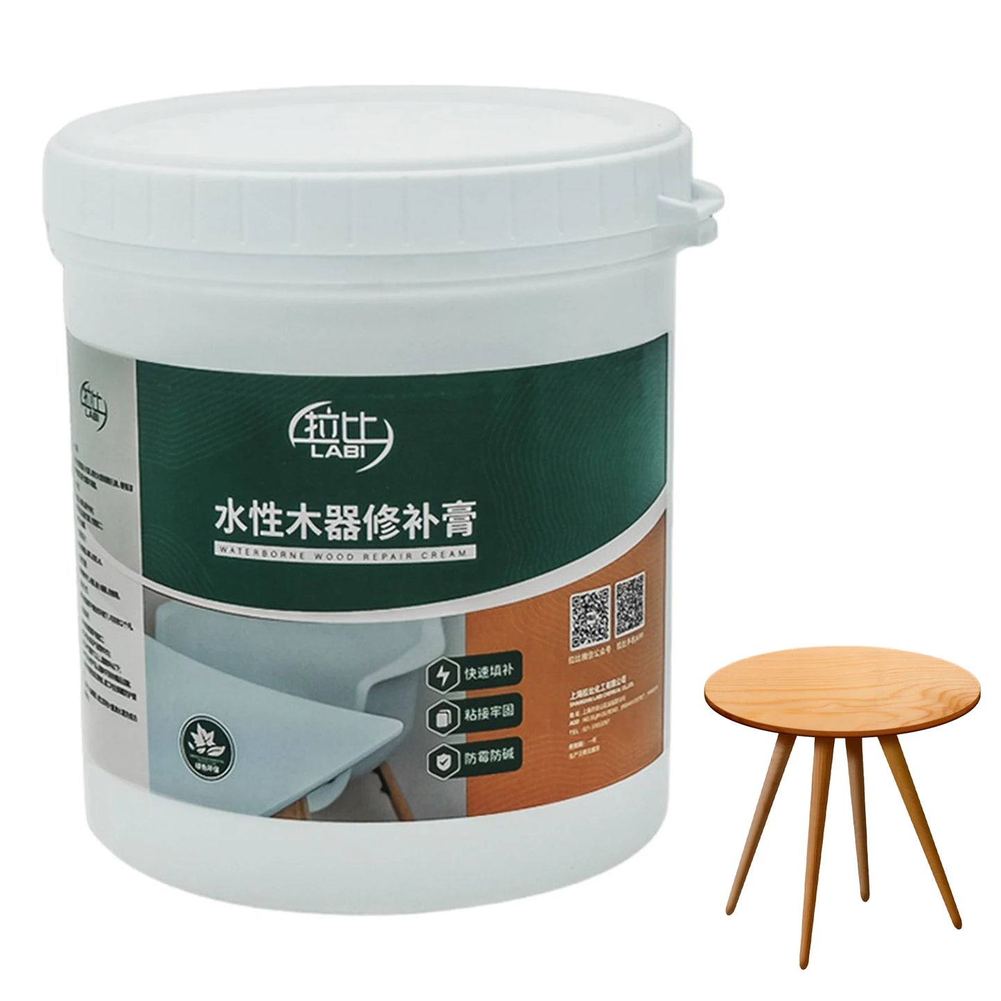 Wood Floor Repair Paste Cream Tub Tile and Shower Repair Adhesive Cream for Wood Scratch Repair Putty