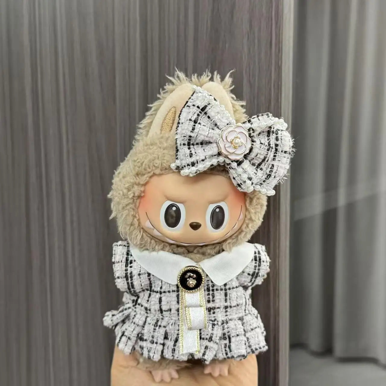 Labubu Doll Costume Set 15-17cm Cartoon Cute Dressing Up, Climbing Clothes Skirt Labubu Costume Accessories Replacement Props