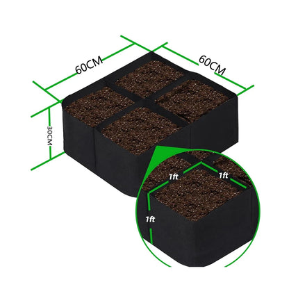 Garden Planting Grow Bag Portable Nursery Vegetable Container Giant Outdoor Planters Gardening Supplies Pots for Plants Big Size