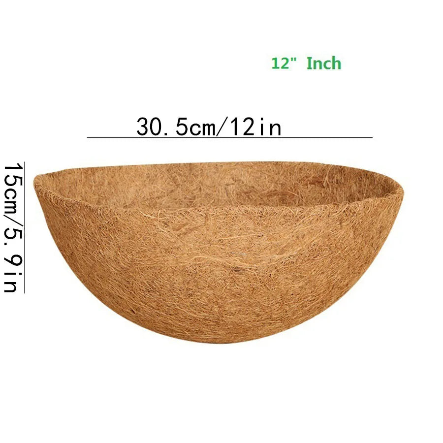 Coconut Palm Basket Cushion Coconut Palm Inner Lining Hanging Basket Hanging Pot Wall Hanging Flower Pot