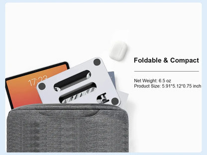 laptop stand Adjustable Mini Laptop bracke Desk Folding Stand Desktop Holder Compatible For Macbook Laptop PC Accessories