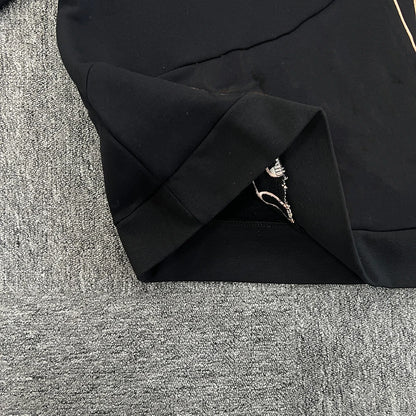 Jogging Streetwear Hoodies Trousers Set Centre Cee Tracksuit Men Clothing Y2k Cotton Sweatshirts Tops Pants Mens Clothes Black