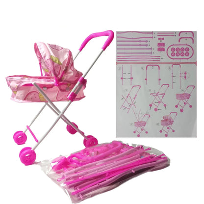 Children Play House Toys Accessories Simulation Baby Hand Trolleys Assembly Toys Girls Toys Accessories Children's Birthday Gift