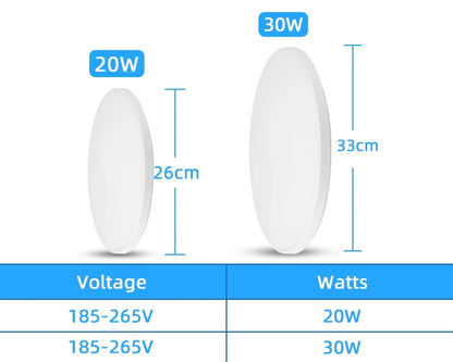 Large Smart Sensor Lights Led Ceiling Lamp with Motion Sensor Household Fixture Waterproof Bathroom Lamp Radar Sensor LED Lustre