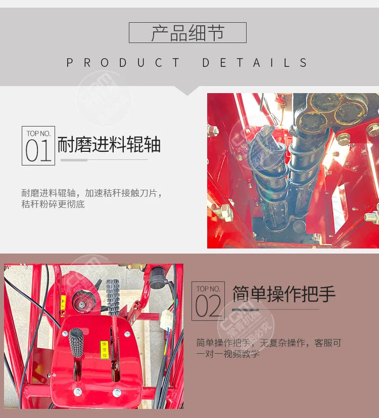 Fully automatic corn single-row harvester, household small hand-held corn harvester with corn stalks