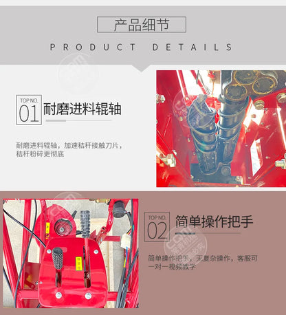 Fully automatic corn single-row harvester, household small hand-held corn harvester with corn stalks