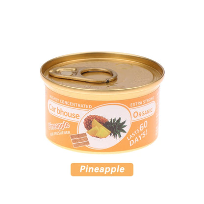 Car Air Freshener: 12 Kinds Scent | Organic Cans | Odor Eliminator Essential | Long-Lasting | Strong Fragrance | For Home/Toilet