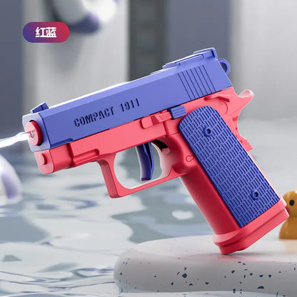 water gun 1911 shape Play Water Water Gun Manual operation running fire water gun Outdoor Water Children Festival birthday Gift