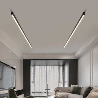 Modern LED Strip Light Long One Lamp Bright Installation For Living Room Aisle Balcony Entrance Hallway Corridor Office Lighting